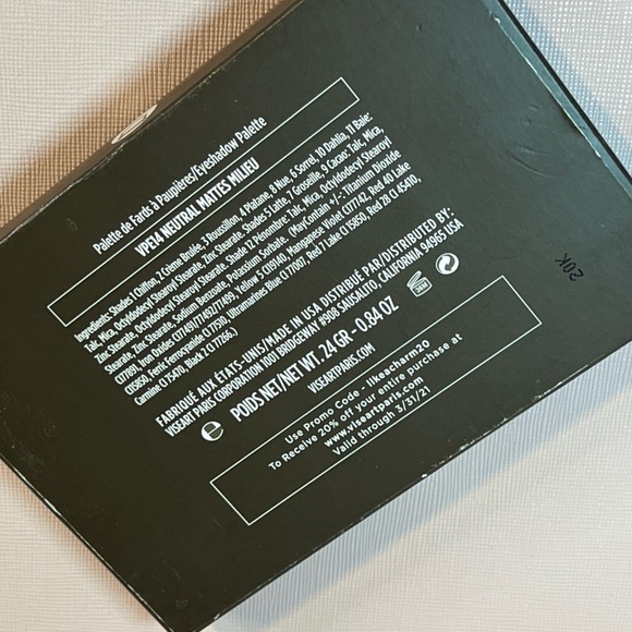 VISEART • VPE14 NEUTRAL MATTES MILIEU • NEW IN BOX - Picture 7 of 10
